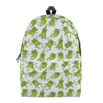 Cute Frog Pattern Print Backpack