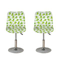 Cute Frog Pattern Print Bar Stool Covers