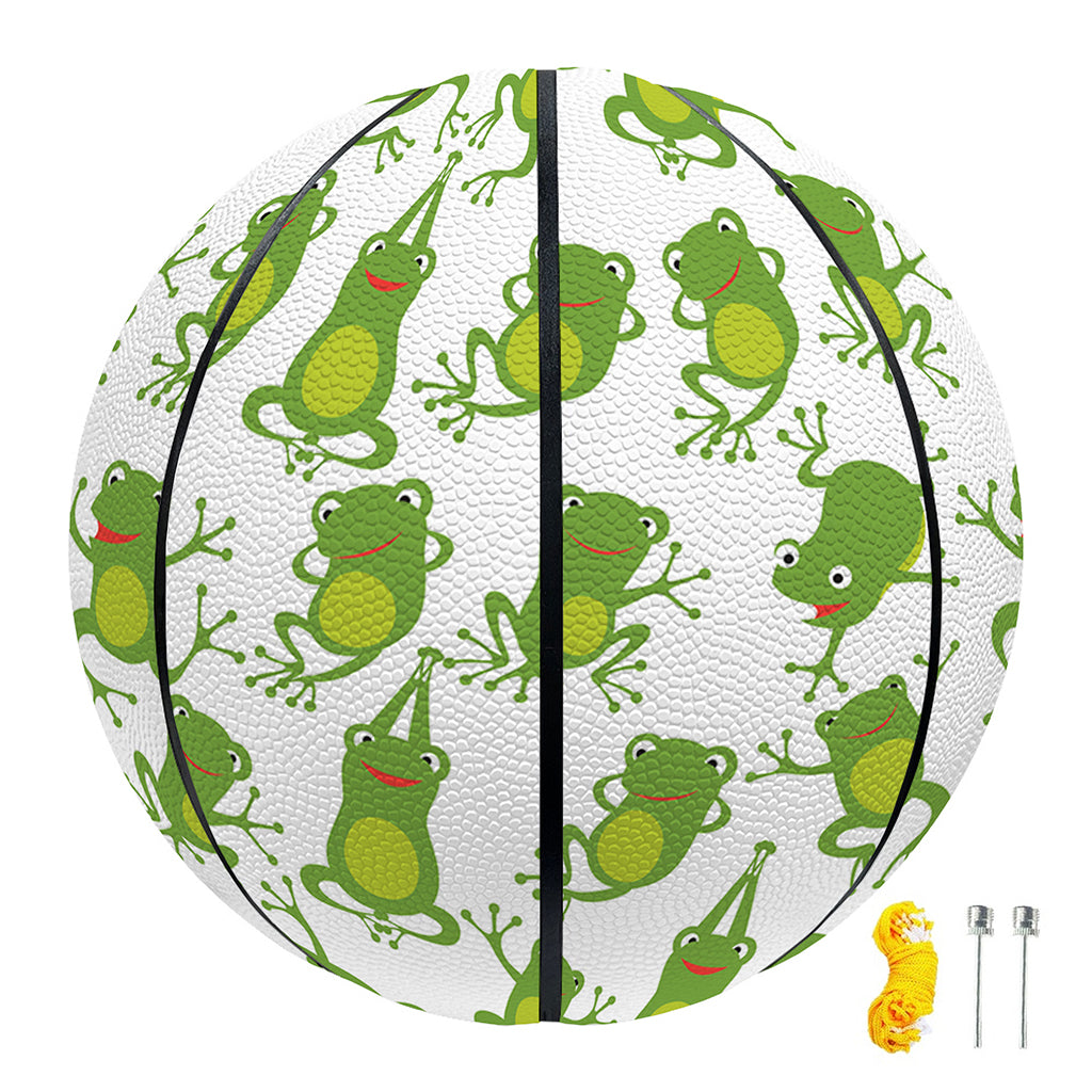 Cute Frog Pattern Print Basketball