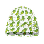 Cute Frog Pattern Print Beanie