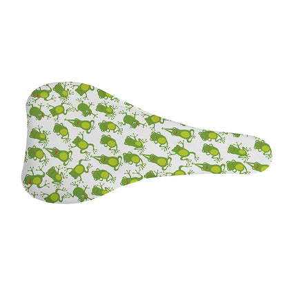 Cute Frog Pattern Print Bicycle Seat Cover