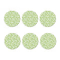 Cute Frog Pattern Print Coaster Set