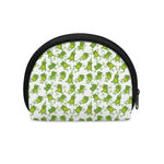 Cute Frog Pattern Print Coin Purse