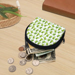 Cute Frog Pattern Print Coin Purse