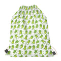 Cute Frog Pattern Print Drawstring Bag