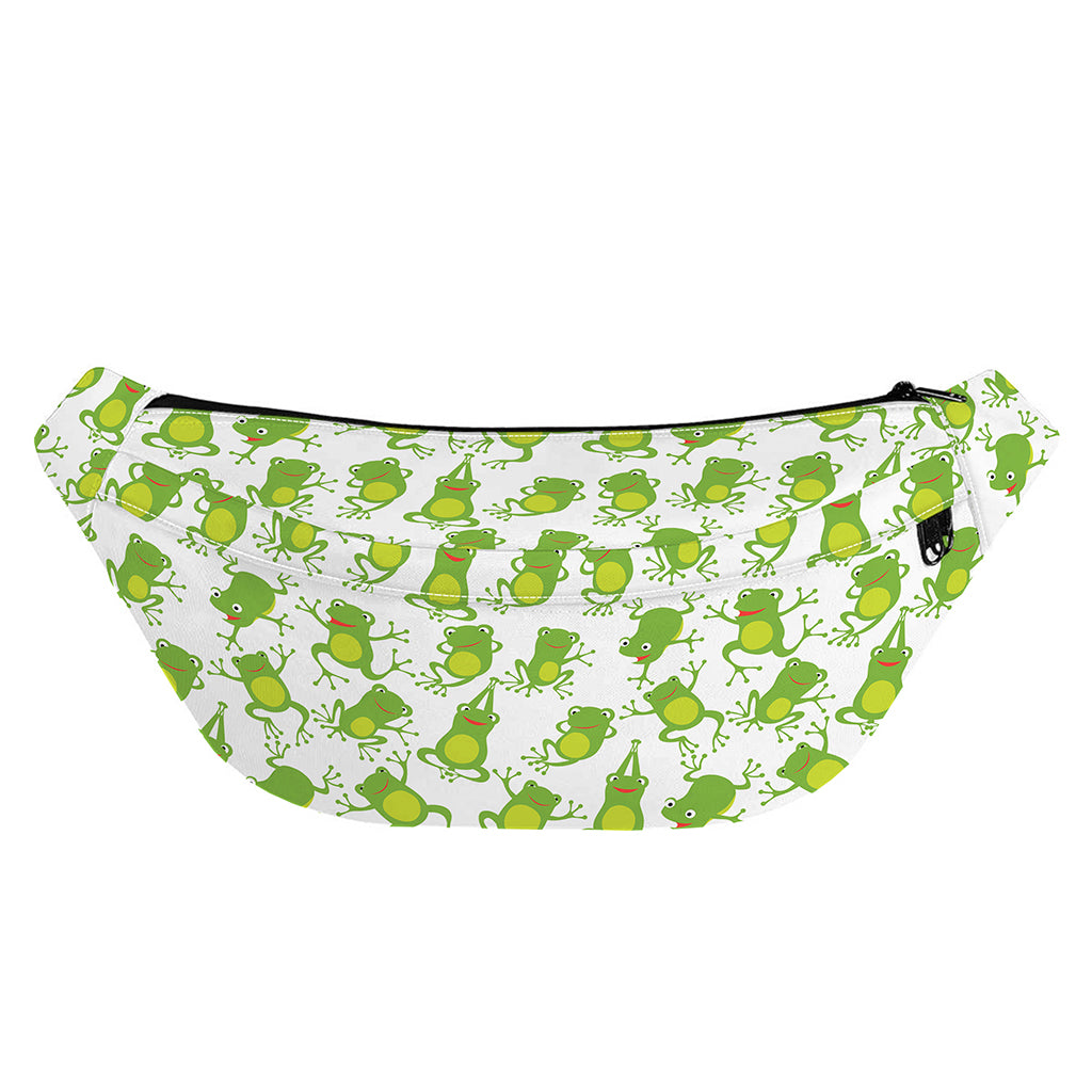 Cute Frog Pattern Print Fanny Pack