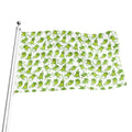 Cute Frog Pattern Print Flag
