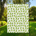 Cute Frog Pattern Print Garden Flag