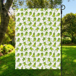 Cute Frog Pattern Print Garden Flag