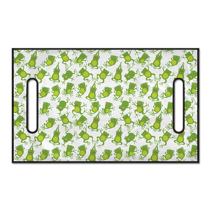 Cute Frog Pattern Print Golf Cart Seat Cover