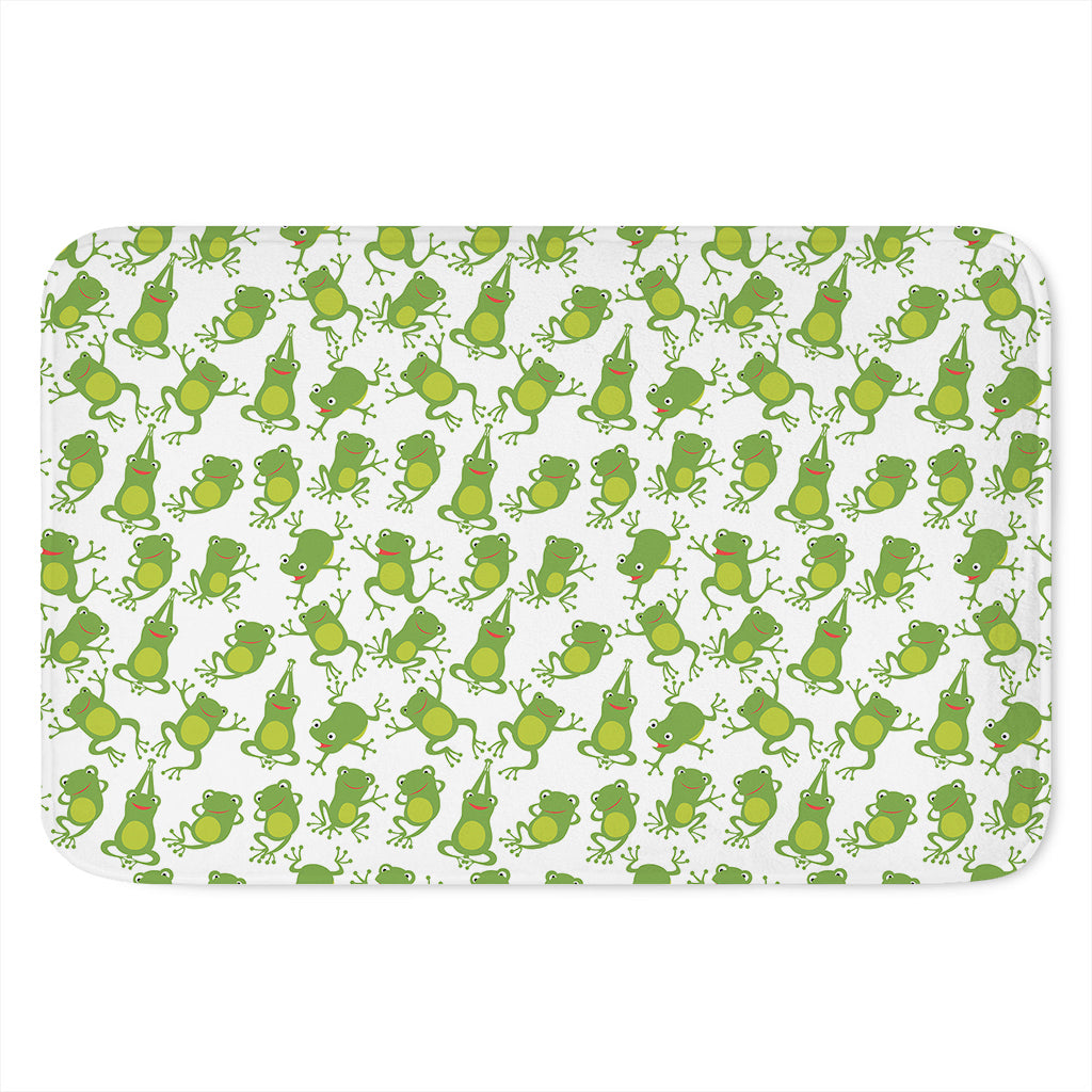 Cute Frog Pattern Print Indoor Door Mat