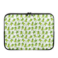 Cute Frog Pattern Print Laptop Sleeve