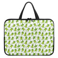 Cute Frog Pattern Print Laptop Sleeve With Handle