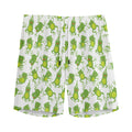Cute Frog Pattern Print Men's Athletic Shorts