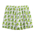 Cute Frog Pattern Print Mesh Shorts