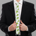 Cute Frog Pattern Print Necktie