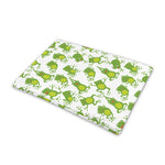 Cute Frog Pattern Print Pet Cooling Mat Cover