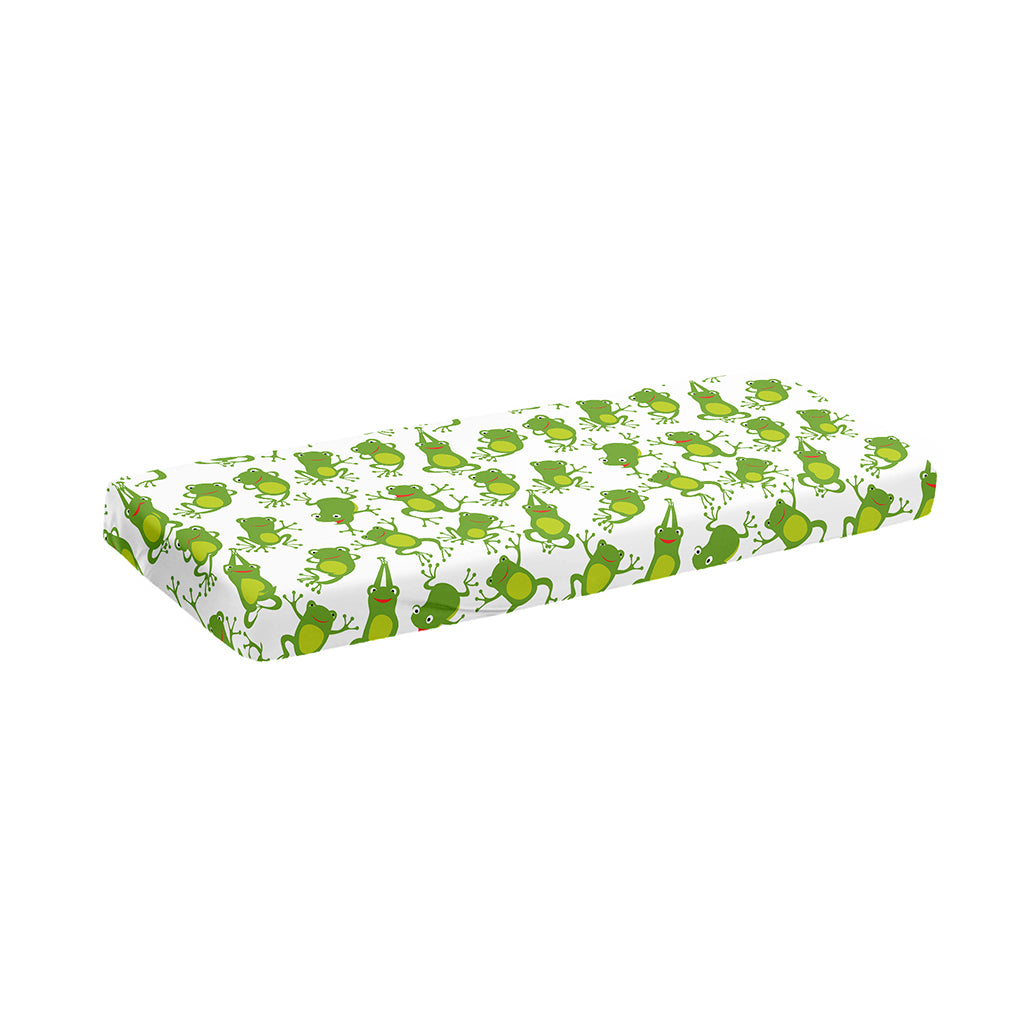 Cute Frog Pattern Print Piano Keyboard Cover