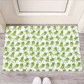 Cute Frog Pattern Print Rubber Doormat