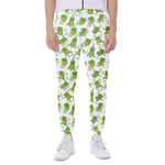 Cute Frog Pattern Print Scuba Joggers