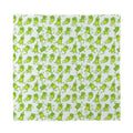 Cute Frog Pattern Print Silk Bandana