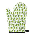 Cute Frog Pattern Print Single Oven Mitt