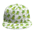 Cute Frog Pattern Print Snapback Cap