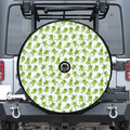 Cute Frog Pattern Print Tire Cover With Camera Hole