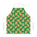 Cute Gingerbread Man Pattern Print Adjustable Apron
