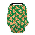 Cute Gingerbread Man Pattern Print Baby Seat Cover