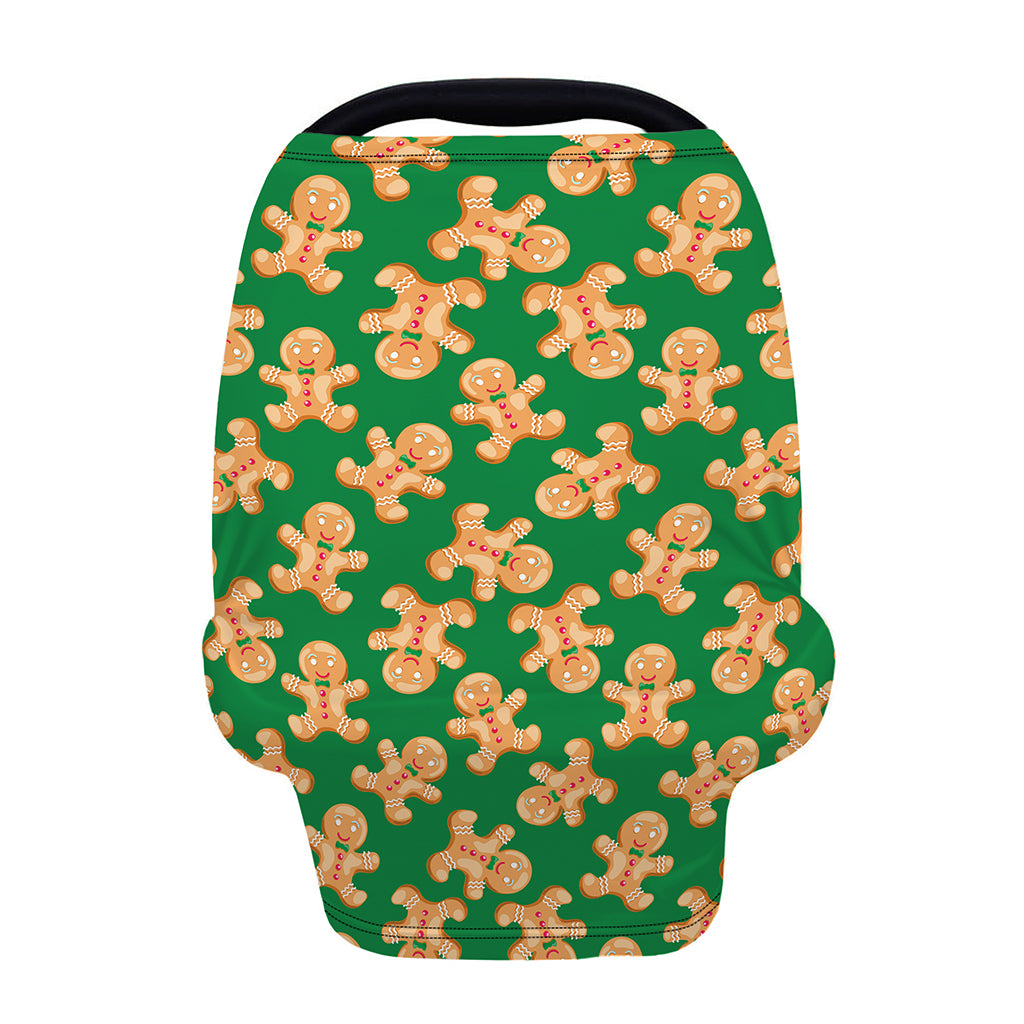 Cute Gingerbread Man Pattern Print Baby Seat Cover