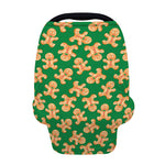 Cute Gingerbread Man Pattern Print Baby Seat Cover