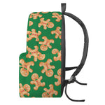 Cute Gingerbread Man Pattern Print Backpack