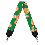 Cute Gingerbread Man Pattern Print Bag Strap