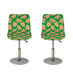Cute Gingerbread Man Pattern Print Bar Stool Covers
