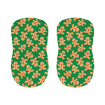 Cute Gingerbread Man Pattern Print Bar Stool Covers