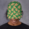 Cute Gingerbread Man Pattern Print Baseball Cap