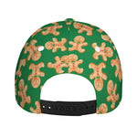 Cute Gingerbread Man Pattern Print Baseball Cap