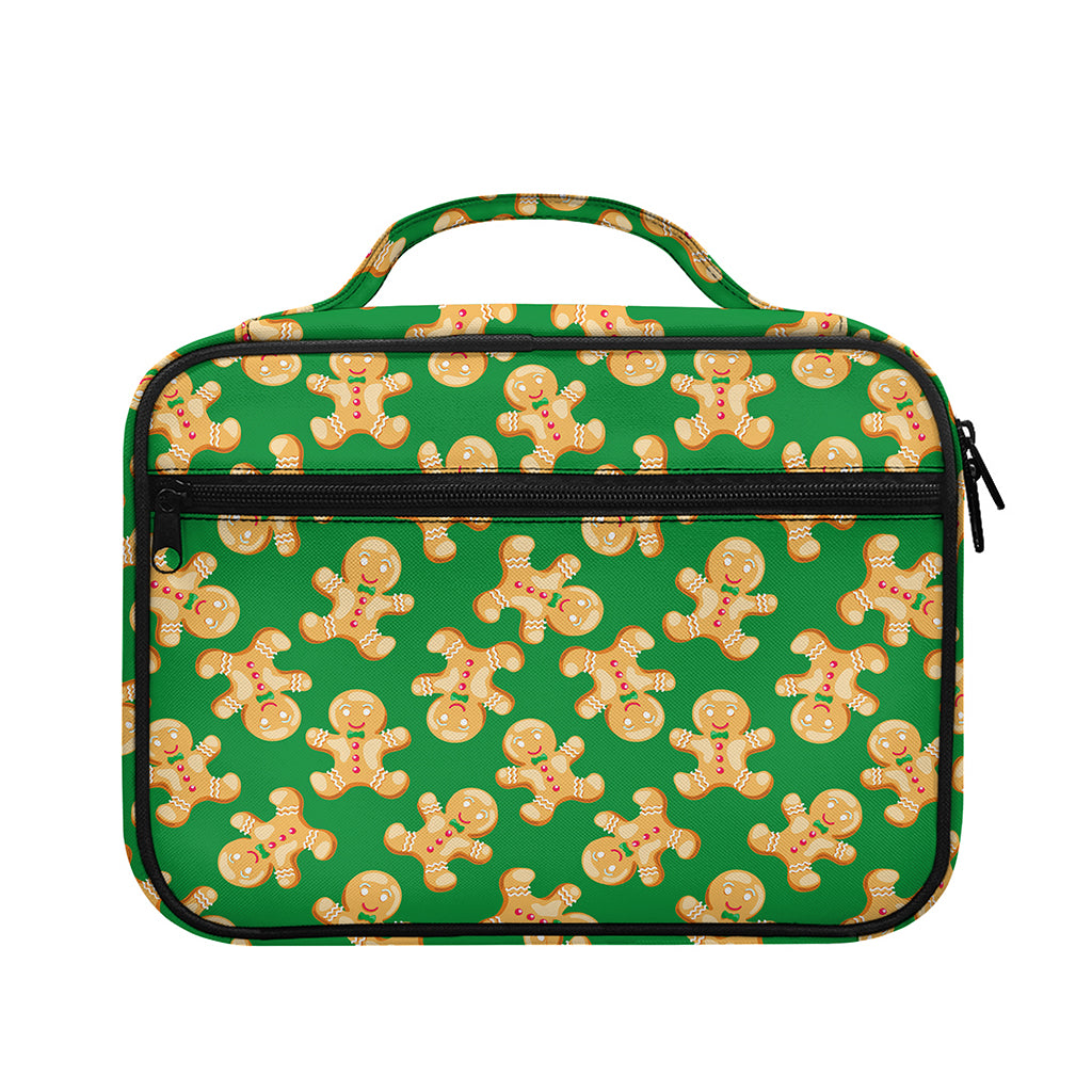 Cute Gingerbread Man Pattern Print Briefcase Bible Bag