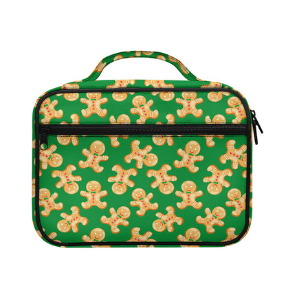 Cute Gingerbread Man Pattern Print Briefcase Bible Bag