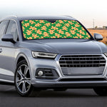 Cute Gingerbread Man Pattern Print Car Windshield Sun Shade