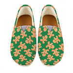 Cute Gingerbread Man Pattern Print Casual Shoes