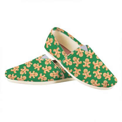 Cute Gingerbread Man Pattern Print Casual Shoes