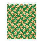 Cute Gingerbread Man Pattern Print Curtain