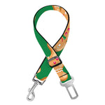 Cute Gingerbread Man Pattern Print Dog Seat Belt