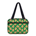 Cute Gingerbread Man Pattern Print Double Strap Bible Bag