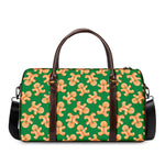 Cute Gingerbread Man Pattern Print Duffle Bag