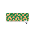 Cute Gingerbread Man Pattern Print Extended Mouse Pad