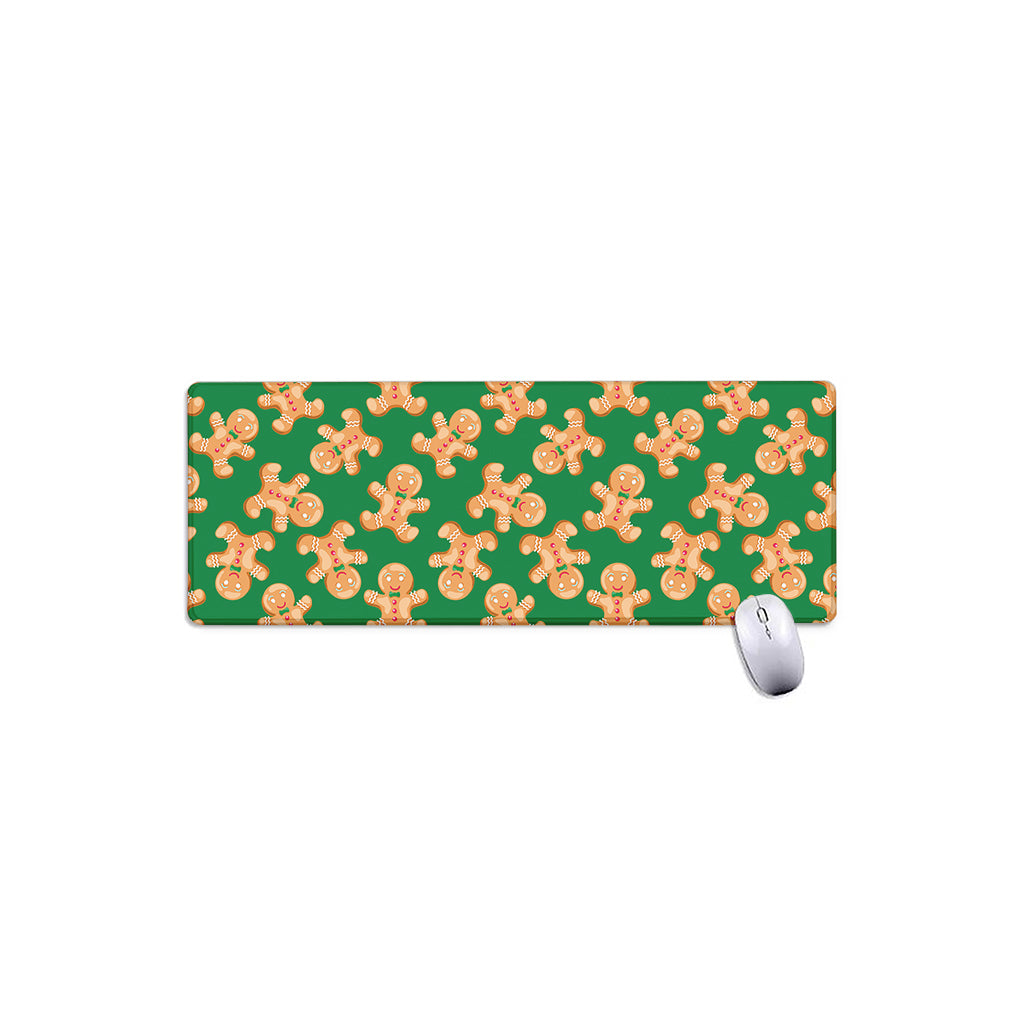Cute Gingerbread Man Pattern Print Extended Mouse Pad