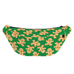 Cute Gingerbread Man Pattern Print Fanny Pack